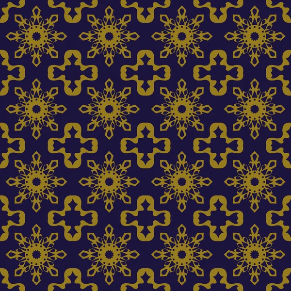 Elegante imagen de fondo antiguo de caleidoscopio de geometría cristalina patrón de flores . — Archivo Imágenes Vectoriales