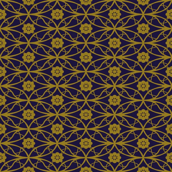 楕円形のラウンド クロスの花模様のエレガントなアンティークの背景イメージ. — ストックベクタ