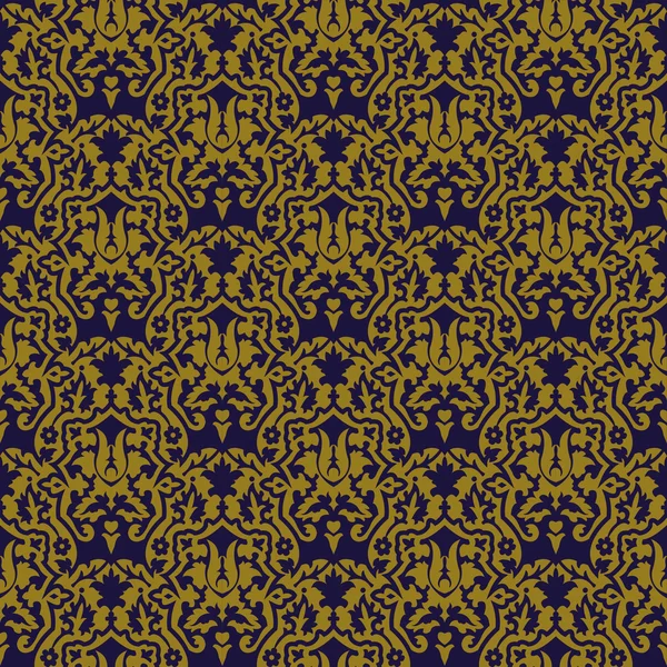 Elegante antieke achtergrondafbeelding van bloem blad Caleidoscoop patroon. — Stockvector