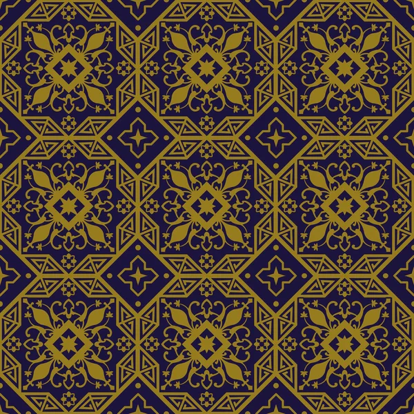 Elegante antieke achtergrondafbeelding van octagon geometrie cross bloemenpatroon wijnstok. — Stockvector