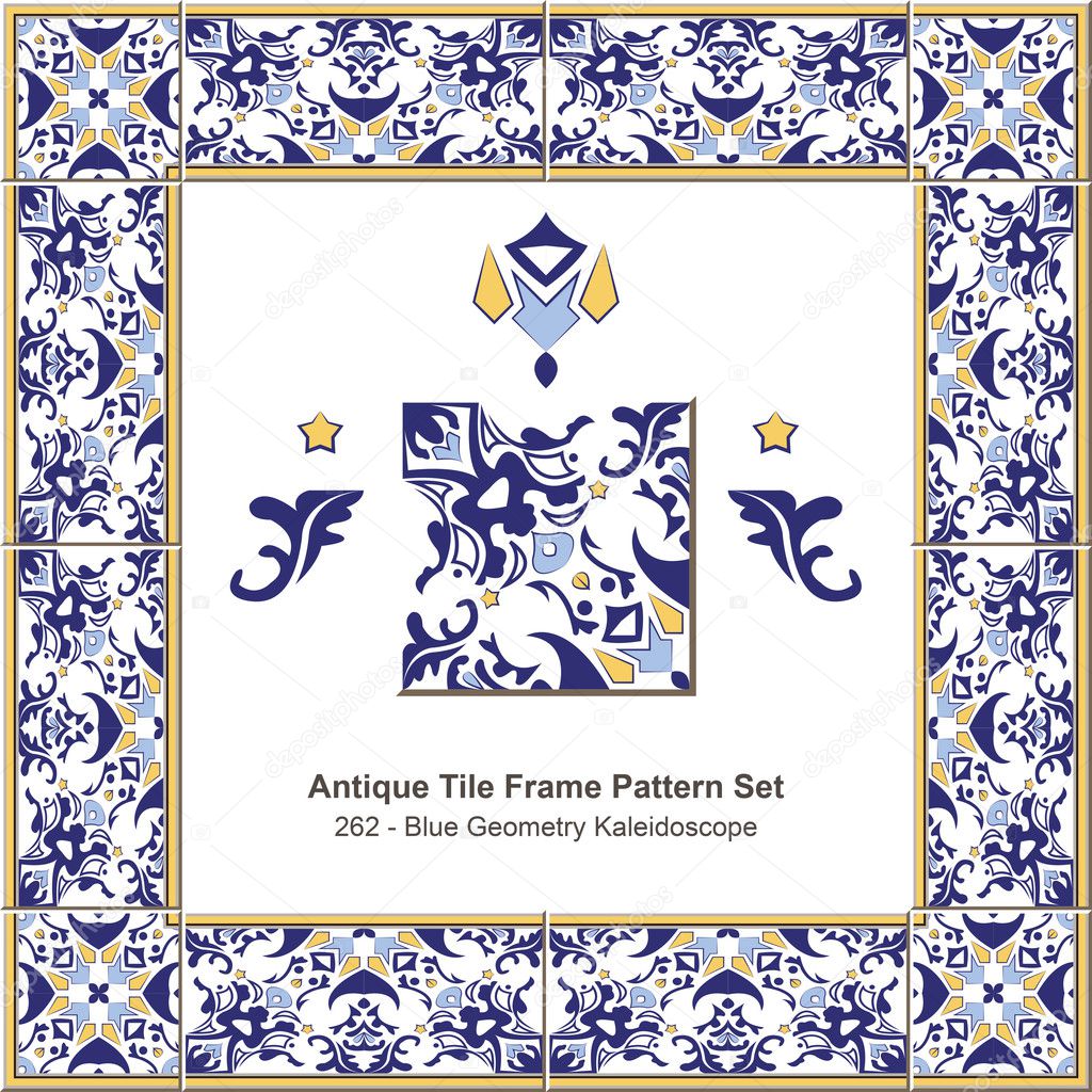 Vector illustration of Antique Tile Frame Pattern 126161382