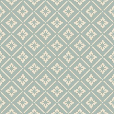 Kontrol vintage çiçek çapraz desen zarif antika arka plan görüntüsü.