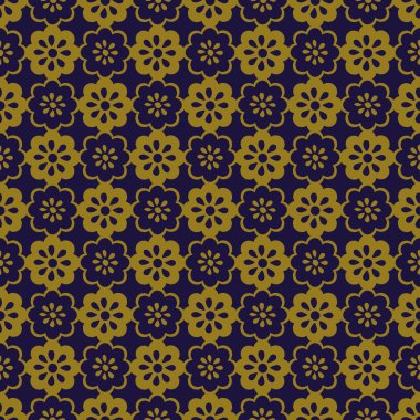 Yuvarlak çapraz çiçek çerçeve deseni zarif antikarka plan görüntüsü.