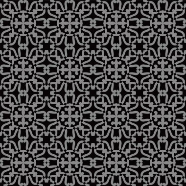 Yuvarlak eğri kaleydoskop çizgi deseni zarif koyu antik arka plan görüntüsü.