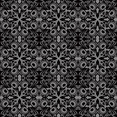 Tavus kuşu tüyü kaleydoskop deseni zarif koyu antik arka plan görüntüsü.