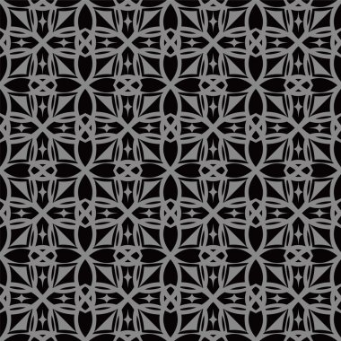 Yuvarlak eğri çapraz geometri deseni zarif koyu antika arka plan görüntüsü.