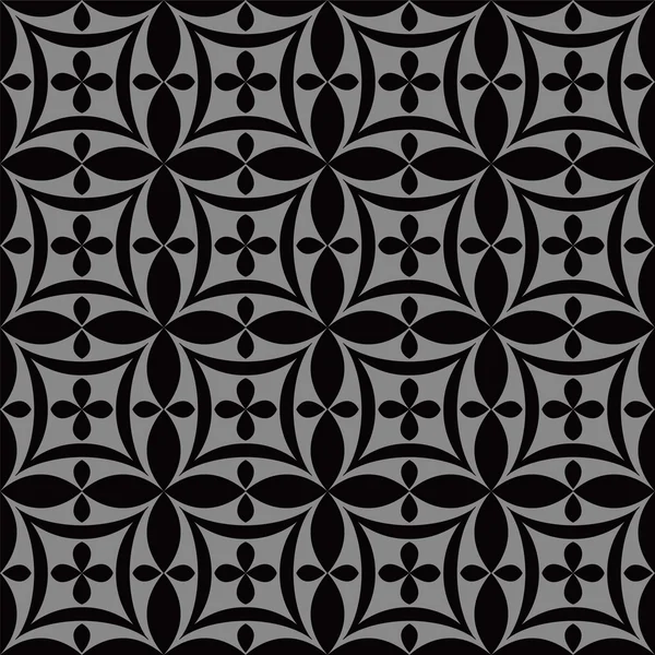 Elegante dunkle antike Hintergrundbild des ovalen Kreuzes Geometrie Muster. — Stockvektor