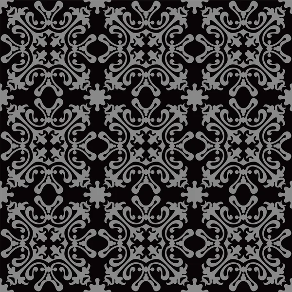 Élégante image de fond antique sombre de motif kaléidoscope géométrie . — Image vectorielle
