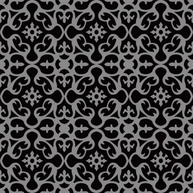 Spiral kaleydoskop çiçek deseni zarif koyu antik arka plan görüntüsü.