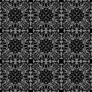 Spiral kaleydoskop geometri deseni zarif koyu antik arka plan görüntüsü.