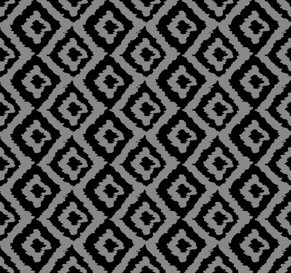 Elegante donkere antieke achtergrondafbeelding van hand getrokken check geometrie patroon. — Stockvector