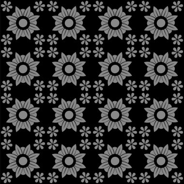 Yuvarlak çiçek deseni zarif koyu antik arka plan görüntüsü.