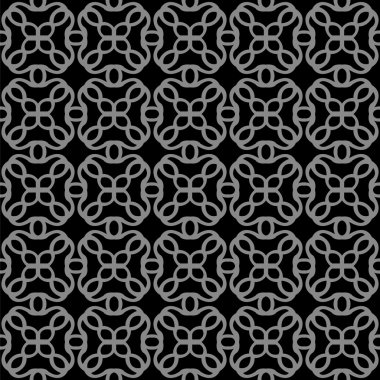 Yuvarlak eğri çapraz kaleydoskop deseni zarif koyu antik arka plan görüntüsü.