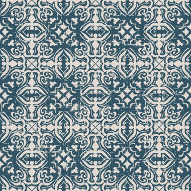 Spiral yuvarlak çapraz kaleydoskop deseni dikişsiz yıpranmış antik arka plan görüntüsü.