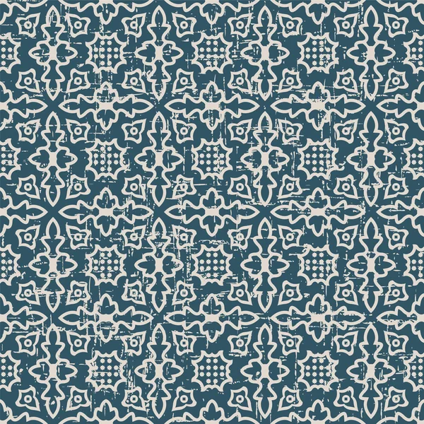 Geometri kaleydoskop deseni dikişsiz yıpranmış antik arka plan görüntüsü.