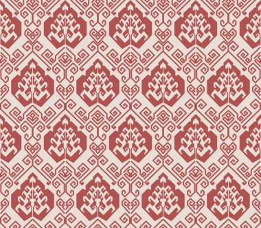 Oryantal sarmal geometri çizgi kesintisiz arka plan görüntüsü