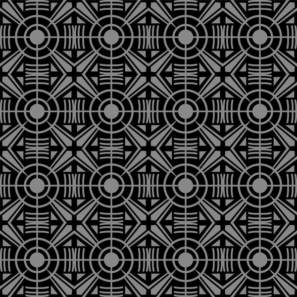 Imagem de fundo antigo elegante de padrão caleidoscópio de geometria transversal redonda . — Vetor de Stock