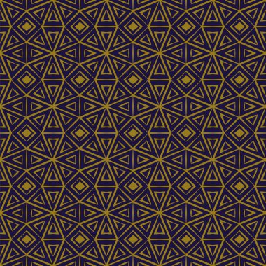 Zarif antika altın kahverengi ve mavi arka plan 358_octagon üçgen onay geometri kare çapraz