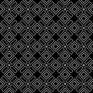 336_check geometri kaleydoskop kare zarif antika gümüş ve siyah arka plan