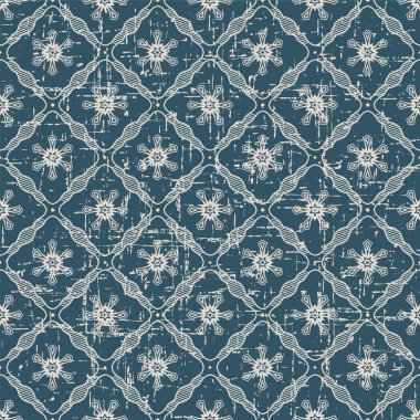 Sorunsuz yıpranmış antika arka plan 400_cross hat çiçek