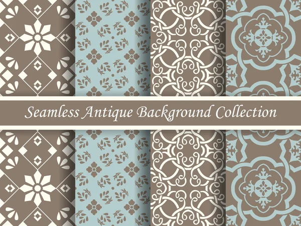 Antique seamless background collection _ 104 — стоковый вектор