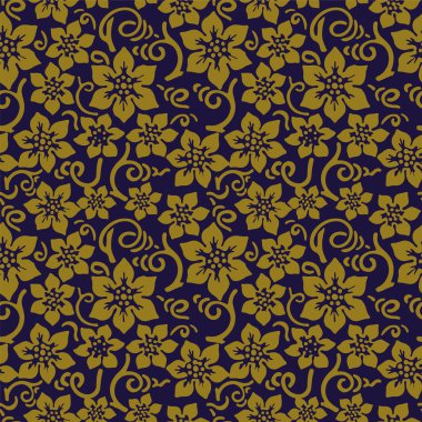 Zarif antika arka plan 408_garden vintage çiçek sarmal eğri kök