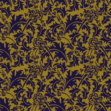 Zarif antika arka plan 413_garden sarmal yaprak çiçek bitki