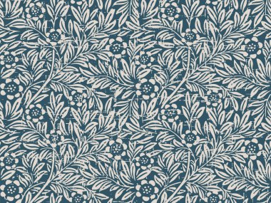 Sorunsuz yıpranmış antika arka plan 407_vintage çiçek yaprak bitki