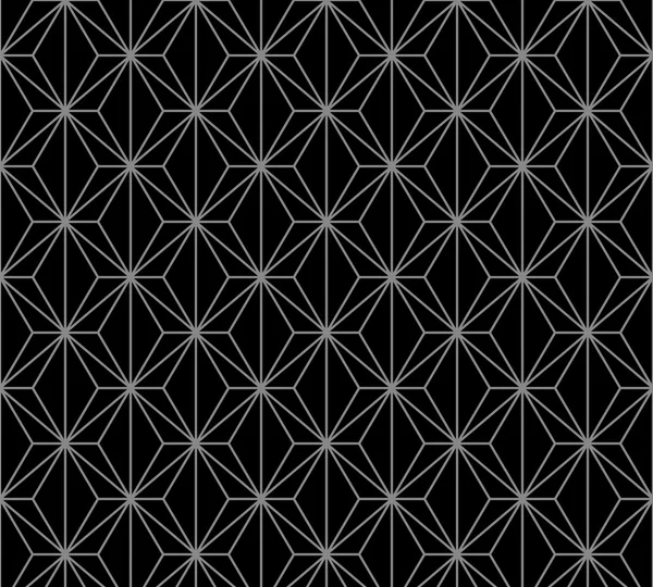 Элегантный антикварный серебристый и черный фон 410 _ polygon cross line — стоковый вектор