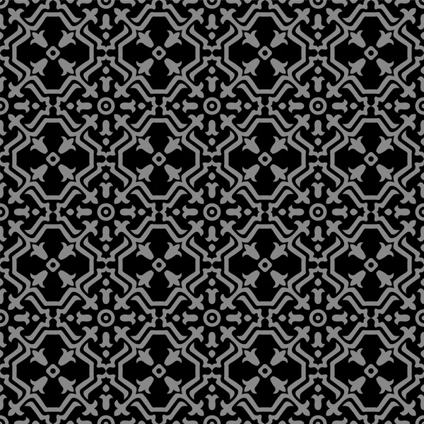 Zarif antika gümüş ve siyah arka plan 417_vintage geometri çapraz çerçeve çiçek