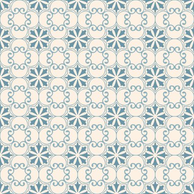 Zarif ışık mavi sarmal eğri çiçek çiçek Dürbünü antika sorunsuz arka plan görüntü