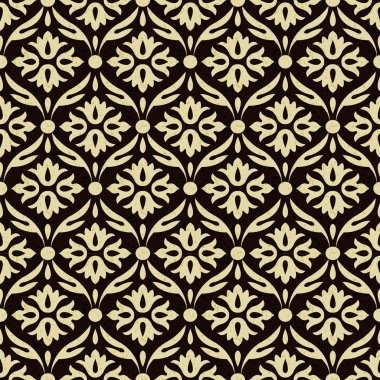 İlkel eğrisi çiçek yuvarlak antika sorunsuz arka plan görüntüsü