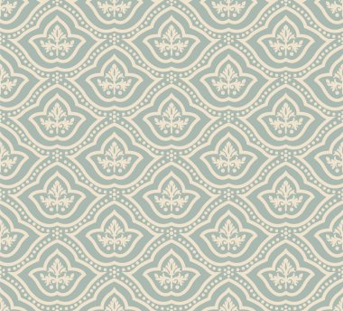 Sorunsuz arka plan 526 antika antika altın nokta eğri çizgi yuvarlak çiçek