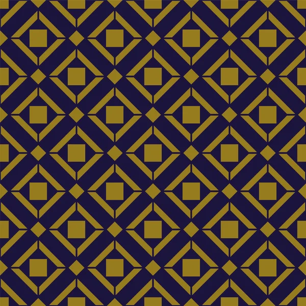 Antiken nahtlosen Hintergrund 454 Geometrie quadratischen Karo-Kreuz-Kaleidoskop — Stockvektor