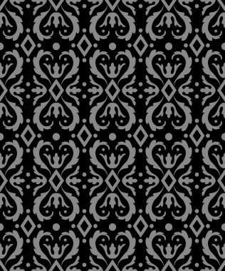 Antika sorunsuz arka plan 443 eğrisi spiral yuvarlak rhomb onay kaleydoskop