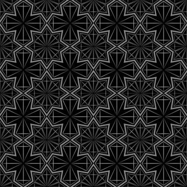 Antika sorunsuz arka plan 501 yıldız çokgen geometrisi çapraz çizgi