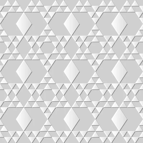 3D-papier kunst 526 veelhoek driehoek geometrie cross — Stockvector
