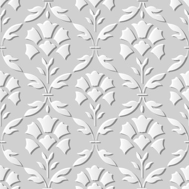 3D kağıt sanat 570 eğrisi çapraz yaprak çiçek