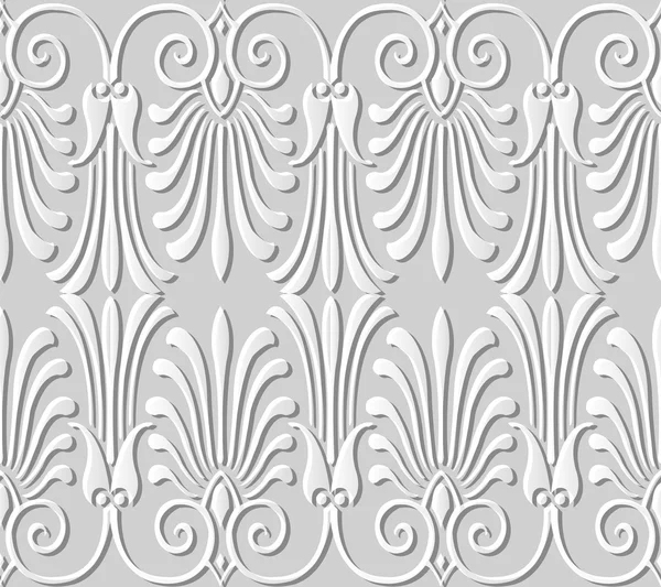 3D papel arte 541 espiral curva cruz flor hoja — Archivo Imágenes Vectoriales