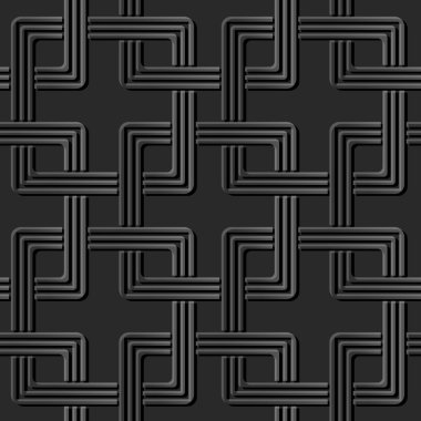 Karanlık 3d resim zinciri geometri çapraz 545 kare kağıt