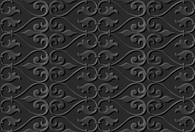 Karanlık 3d sanat 593 sarmal eğri kalp satır arası kağıt