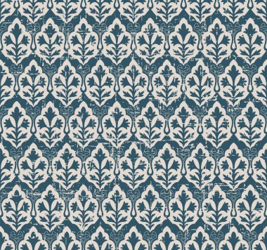 Sorunsuz arka plan 422 Aborijin Bahçe yaprak soyut desen yıpranmış