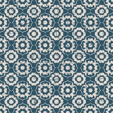 Sorunsuz arka plan 446 zarif yıpranmış eğri kaleydoskop