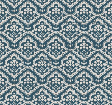 Sorunsuz arka plan 465 oryantal eğrisi yıpranmış çiçek çapraz sarmal