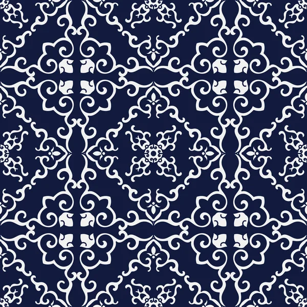 Kesintisiz mavi Japon arka plan eğrisi sarmal çapraz çerçeve