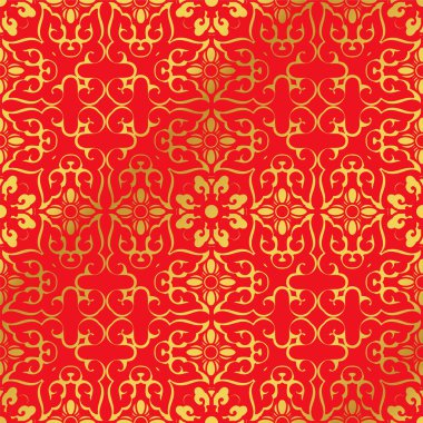 Sorunsuz altın Çin arka çapraz sarmal eğri çiçek