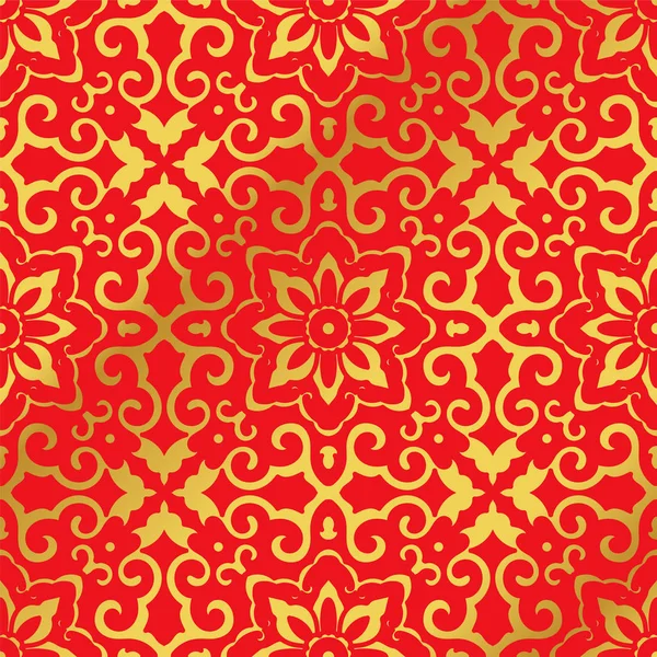 Sorunsuz altın Çin arka çapraz sarmal çerçeve çiçek