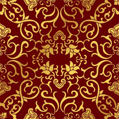 Sorunsuz altın Çin arka çapraz sarmal asma çiçek