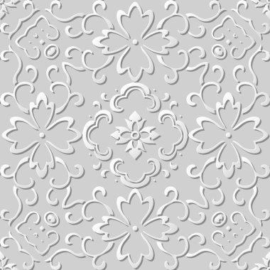 3D kağıt sanat deseni eğrinin çapraz asma çiçek