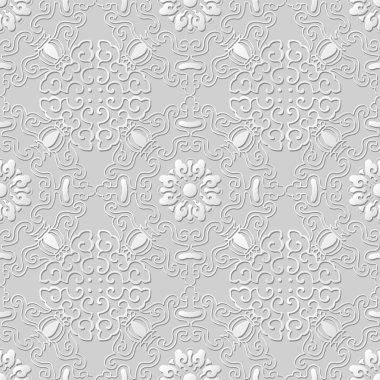 3D kağıt sanat desen sarmal eğri çerçeve çiçek